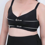 Refine AiryLite Shaping Push Up Bra in Black - Bra - Full Coverage & Natural Uplift & Seamless - Adelais Official
