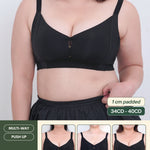 Refine AiryLite Shaping Push Up Bra in Black - Bra - Full Coverage & Natural Uplift & Seamless - Adelais Official