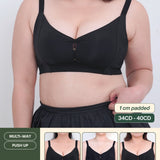 Refine AiryLite Shaping Push Up Bra in Black - Bra - Full Coverage & Natural Uplift & Seamless - Adelais Official