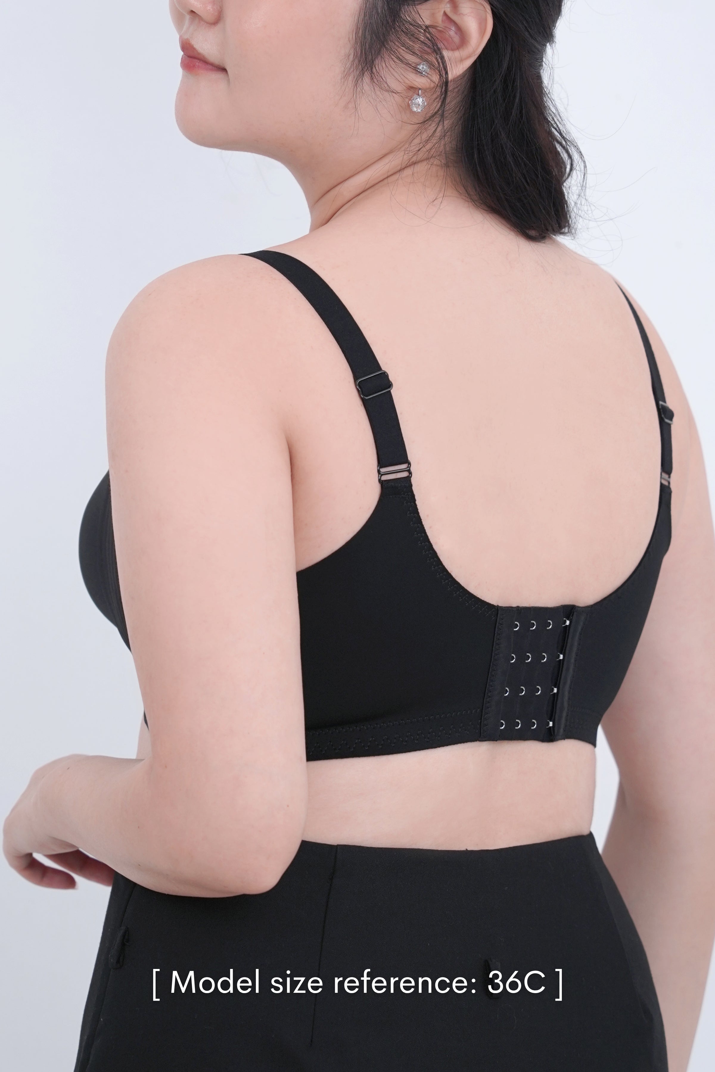 Refine AiryLite Shaping Push Up Bra in Black - Bra - Full Coverage & Natural Uplift & Seamless - Adelais Official
