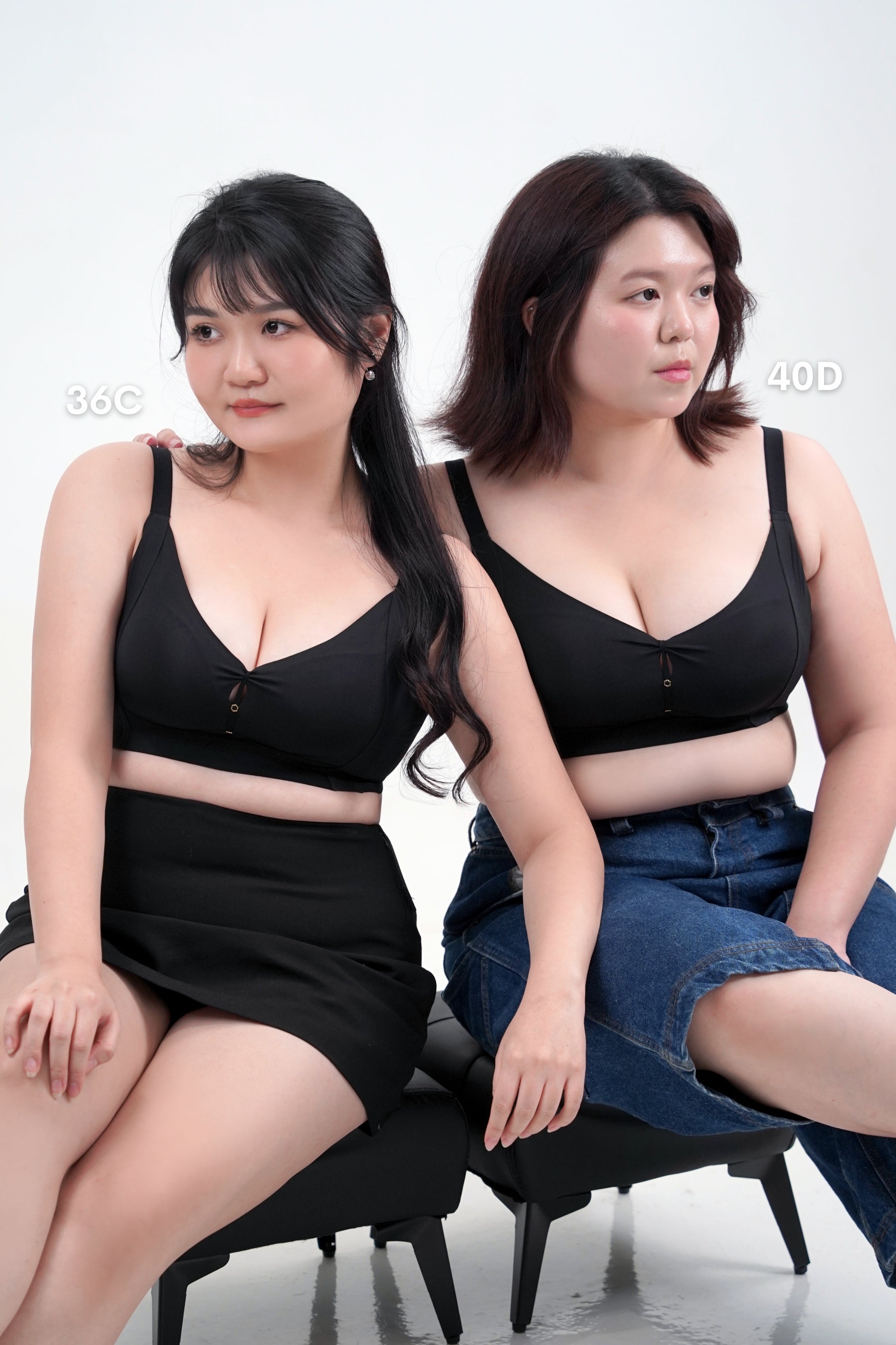 Refine AiryLite Shaping Push Up Bra in Black - Bra - Full Coverage & Natural Uplift & Seamless - Adelais Official