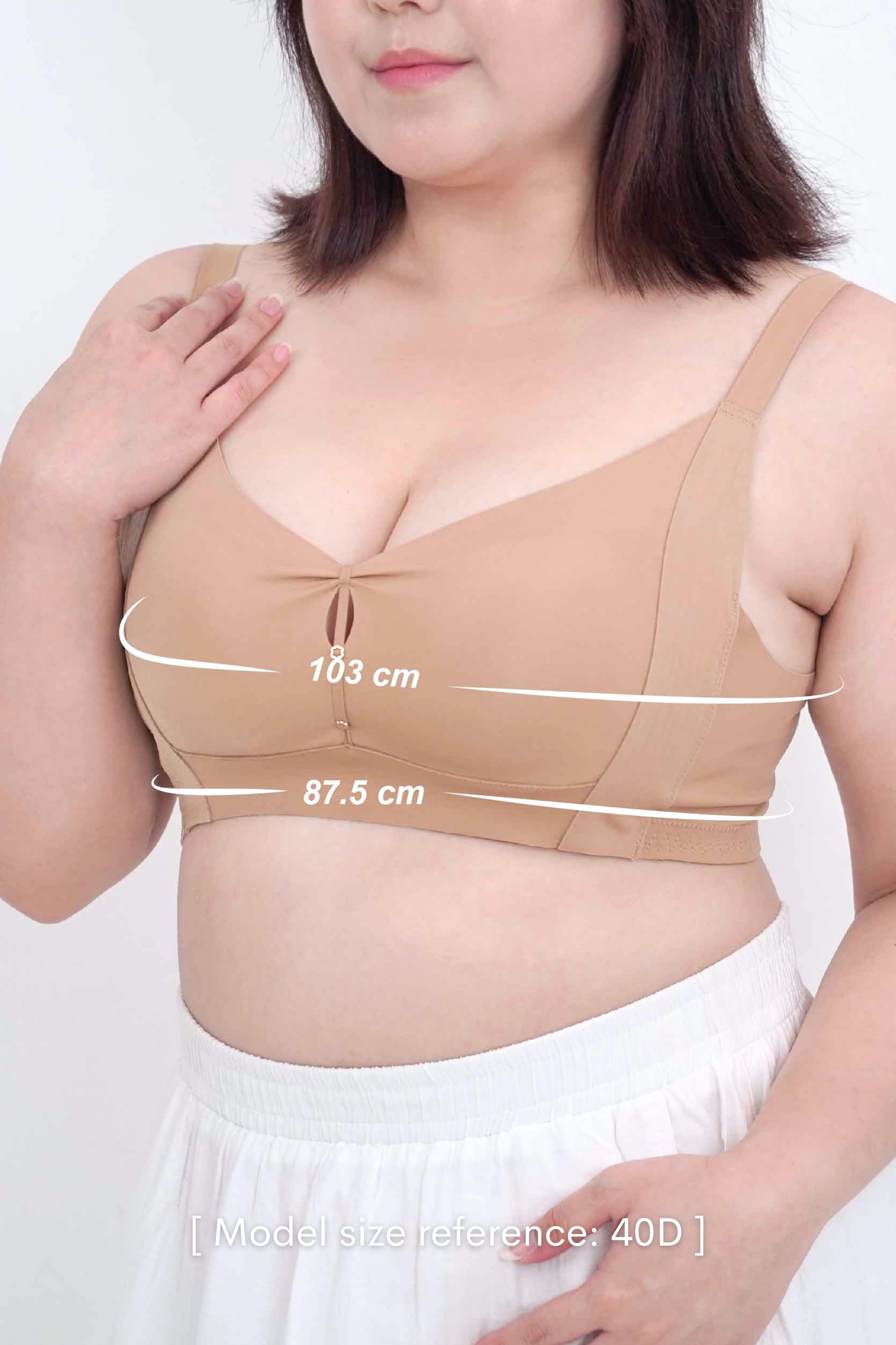Refine AiryLite Shaping Push Up Bra in Warm Skin - Bra - Full Coverage & Natural Uplift & Seamless - Adelais Official