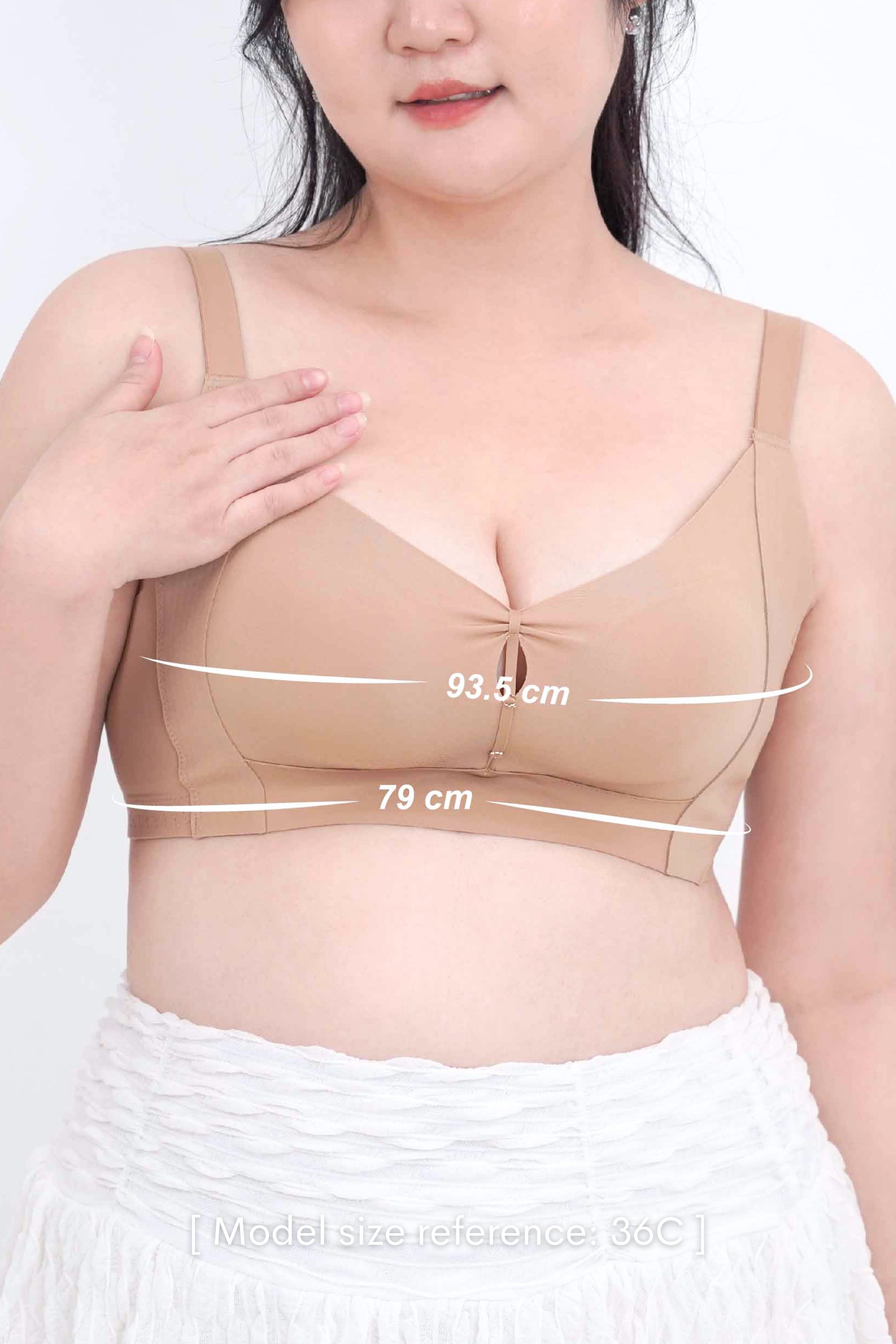 Refine AiryLite Shaping Push Up Bra in Warm Skin - Bra - Full Coverage & Natural Uplift & Seamless - Adelais Official