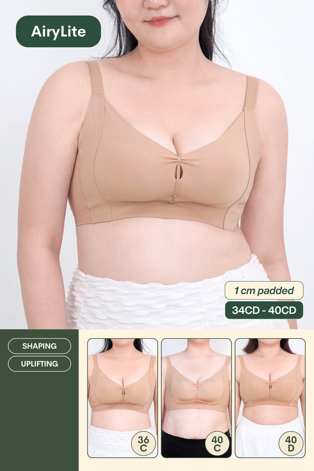 Refine AiryLite Shaping Push Up Bra in Warm Skin