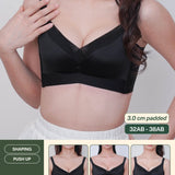Refine Boost Shaping Push Up Bra in Black - Bra - Coverage & Push Up & Seamless - Adelais Official