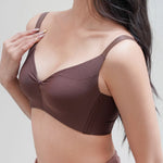 Refine SilkLite Shaping Push Up Bra In Woody Brown - Bra - Coverage & Push Up - Adelais Official
