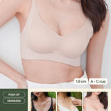Routine Curvy Seamless Push Up Bra In Natural - Bra - Push Up & Seamless - Adelais Official