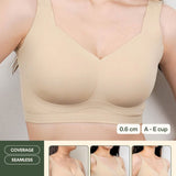 Routine Lite Perfect Uplifting Seamless Bra (S - 3XL) In Warm Natural - Bra - Full Coverage & Natural Uplift & Seamless - Adelais Official