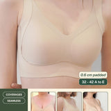 Routine Plus Perfect Uplifting Seamless Bra (S - 3XL) In Warm Natural - Bra - Full Coverage & Natural Uplift & Seamless - Adelais Official