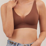 Routine Seamless Perfect Uplifting Bra In Woody Brown - Adelais Official