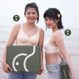 [Star Product] Wavy Support Antigravity Seamless Bra In Milky White - Adelais Official