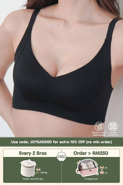 [Top Pick] Routine Curvy Seamless Push Up Bra - Adelais Official