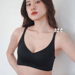 [Top Pick] Routine Curvy Seamless Push Up Bra In Black - Bra - Push Up & Seamless - Adelais Official