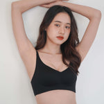 [Top Pick] Routine Curvy Seamless Push Up Bra In Black - Bra - Push Up & Seamless - Adelais Official