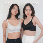 [Top Pick] Routine Curvy Seamless Push Up Bra In LightGrey - Bra - Push Up & Seamless - Adelais Official