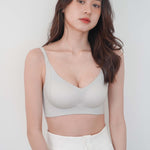 [Top Pick] Routine Curvy Seamless Push Up Bra In LightGrey - Bra - Push Up & Seamless - Adelais Official