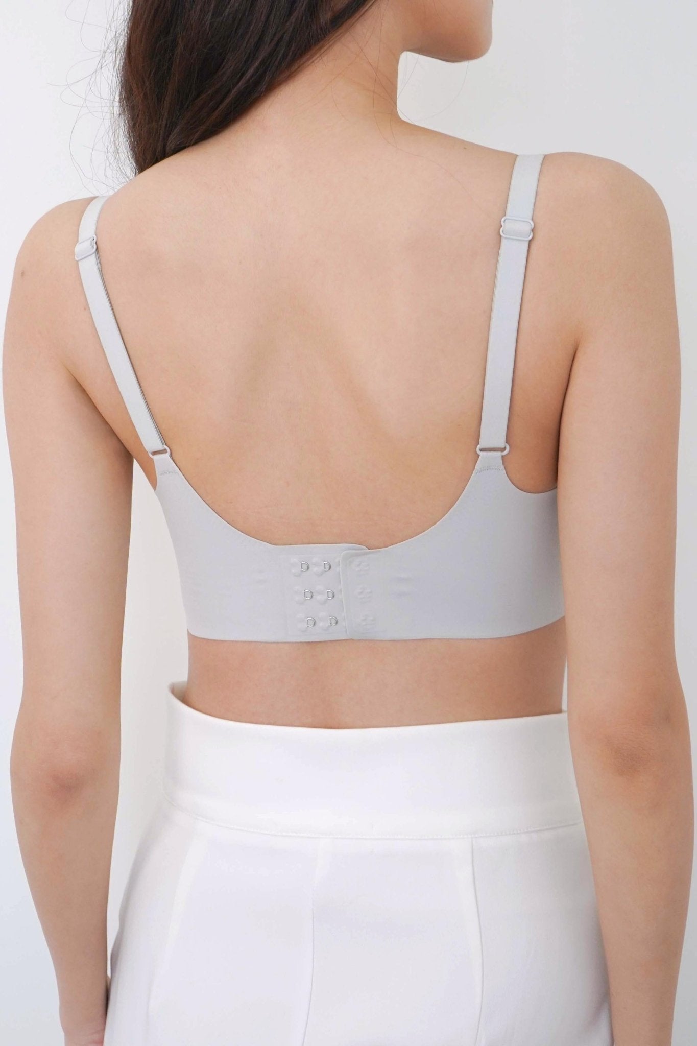[Top Pick] Routine Curvy Seamless Push Up Bra In LightGrey - Bra - Push Up & Seamless - Adelais Official