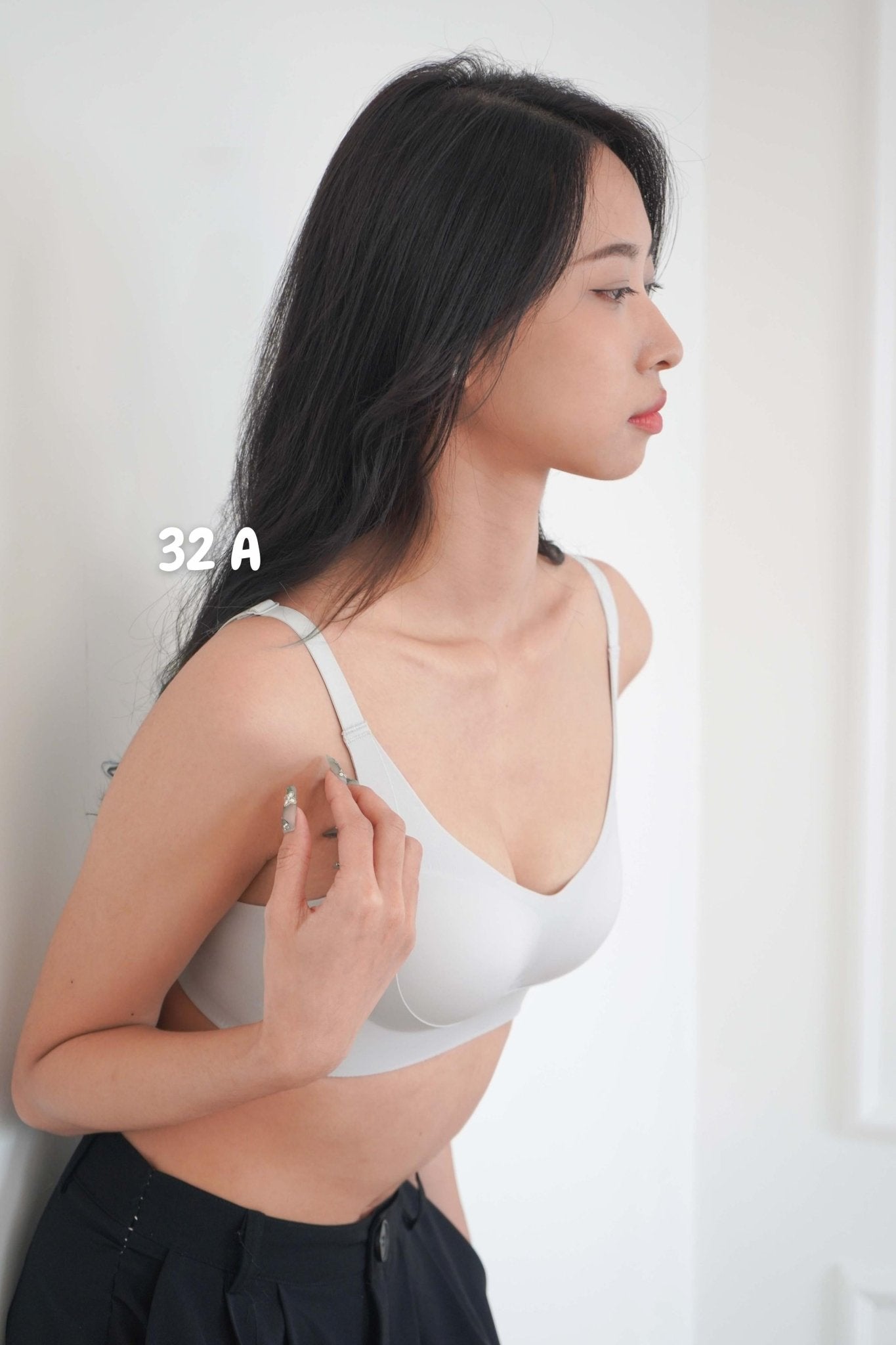 [Top Pick] Routine Curvy Seamless Push Up Bra In LightGrey - Adelais Official