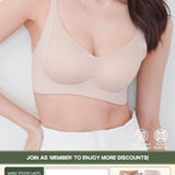 [Top Pick] Routine Curvy Seamless Push Up Bra In Natural - Adelais Official - Bra - Coverage & Push Up & Seamless