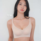 [Top Pick] Routine Curvy Seamless Push Up Bra In Natural - Adelais Official