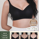 Ultra Boost BareFit Seamless Push Up Bra In Black - Bra - Push Up & Seamless - Adelais Official