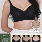 Ultra Boost BareFit Seamless Push Up Bra In Black - Bra - Push Up & Seamless - Adelais Official