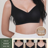 Ultra Boost BareFit Seamless Push Up Bra In Black - Bra - Push Up & Seamless - Adelais Official