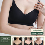 Ultra Boost Seamless Push Up Bra In Black - Bra - Push Up & Seamless - Adelais Official