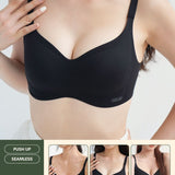 Ultra Fit Seamless Push Up Bra In Black - Bra - Push Up & Seamless - Adelais Official