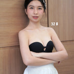 Ultra Softie 3.0 Push Up & Seamless Multi - way Bra In Black - Bra - Strapless (Multi - Way) & Push Up - Adelais Official