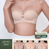 Ultra Softie 3.0 Push Up & Seamless Multi-way Bra In Warm Skin - Bra - Strapless (Multi-Way) & Push Up - Adelais Official