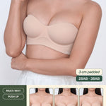 Ultra Softie Boost Multi - Way Push Up Bra In Warm Skin - Bra - Strapless (Multi - Way) & Push Up - Adelais Official