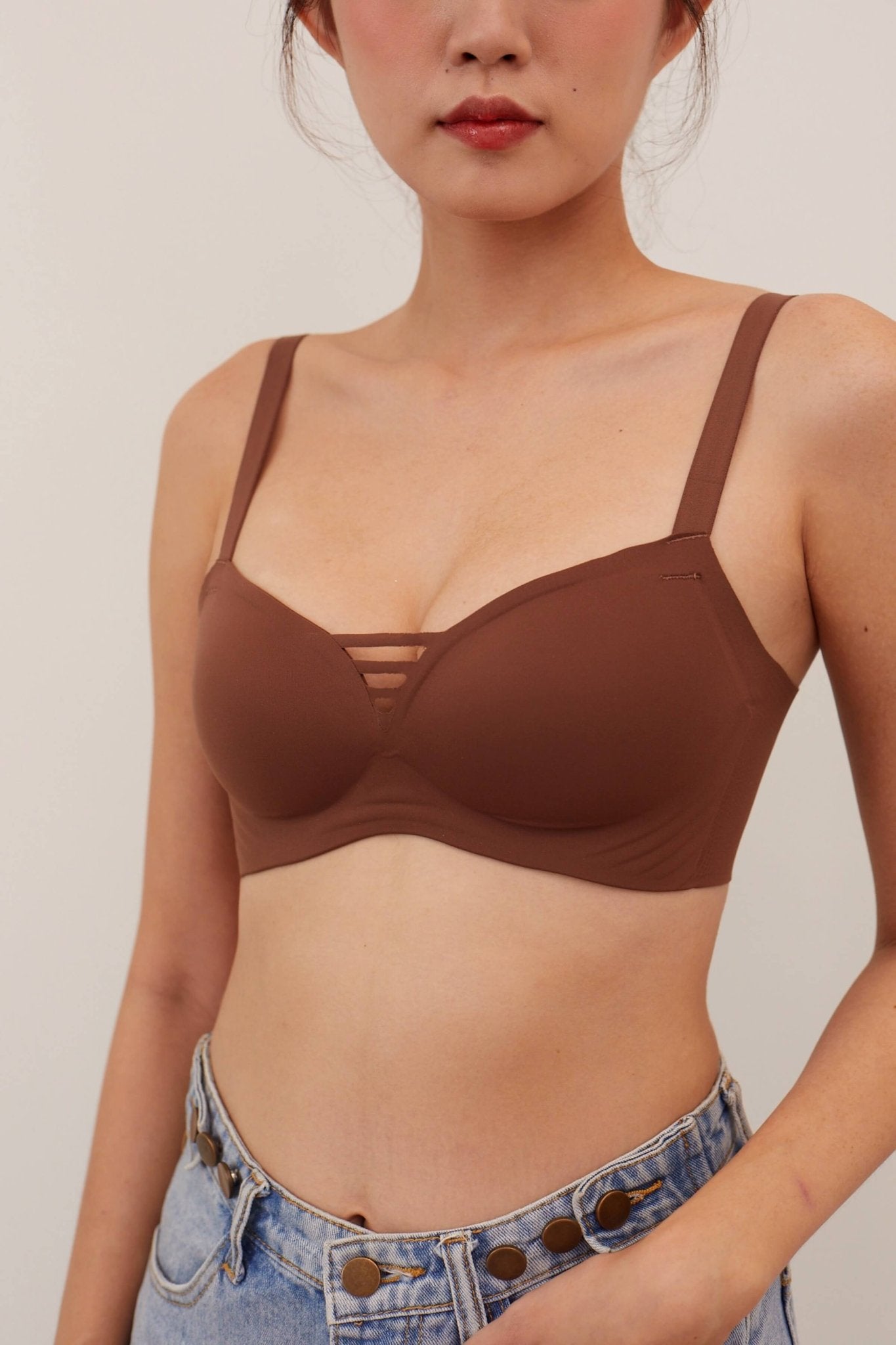 Your Common Bra Seamless Push Up Bra In Persian Plum - Adelais Official