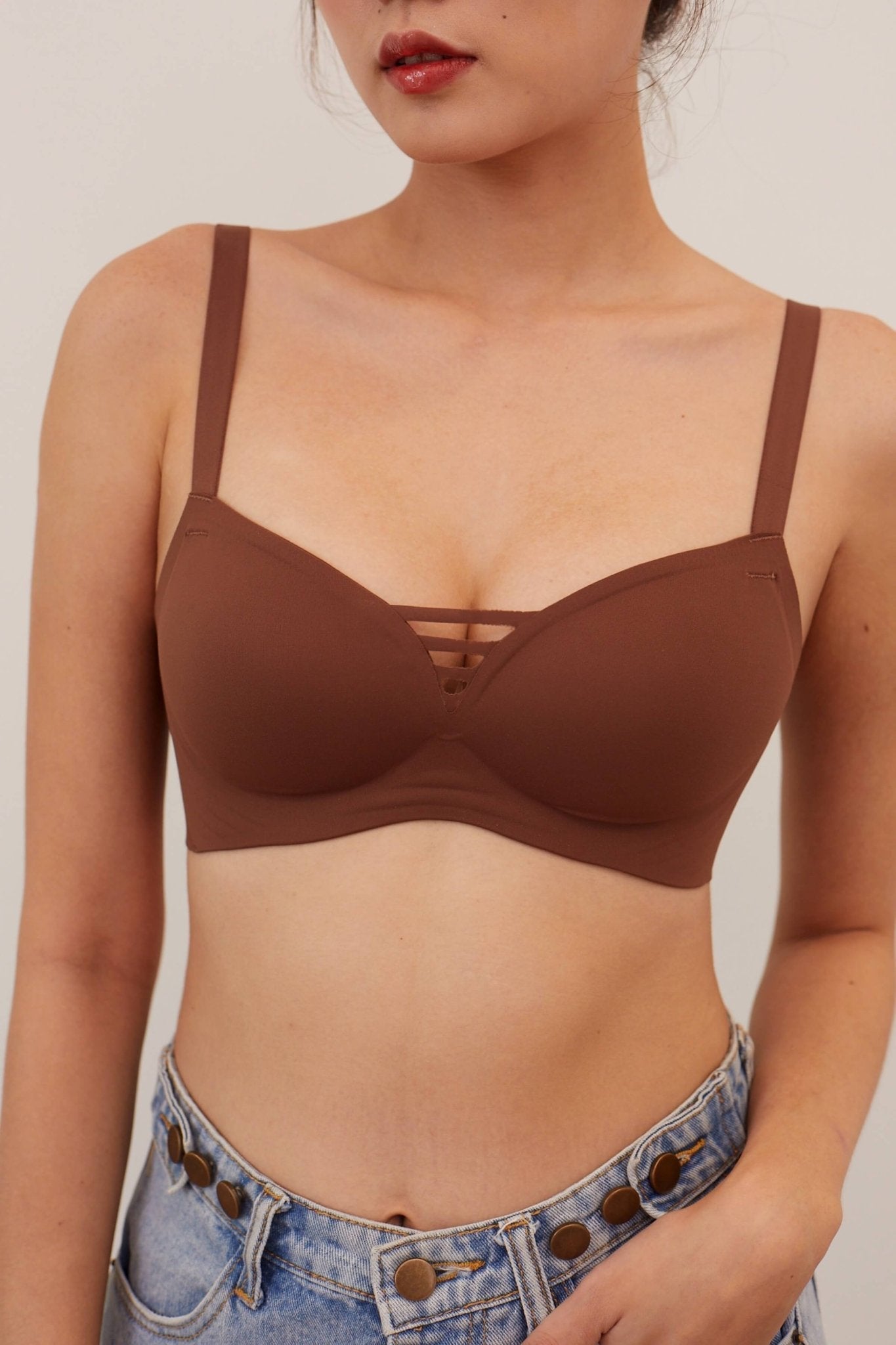 Your Common Bra Seamless Push Up Bra In Persian Plum - Adelais Official