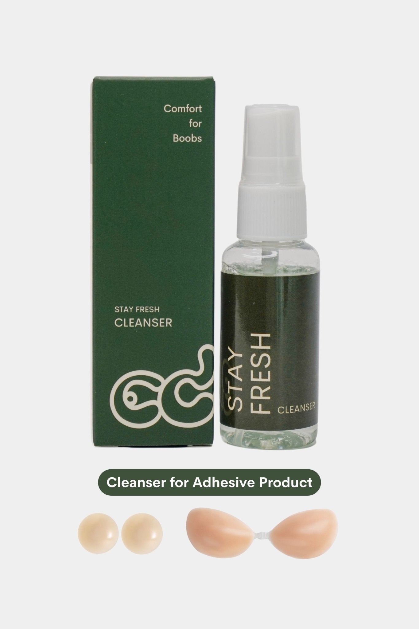 [PWP] Stay Fresh Cleanser (30 ml) - Adhesive Cleanser (Nubra & Nipple Cover) - Adelais Official